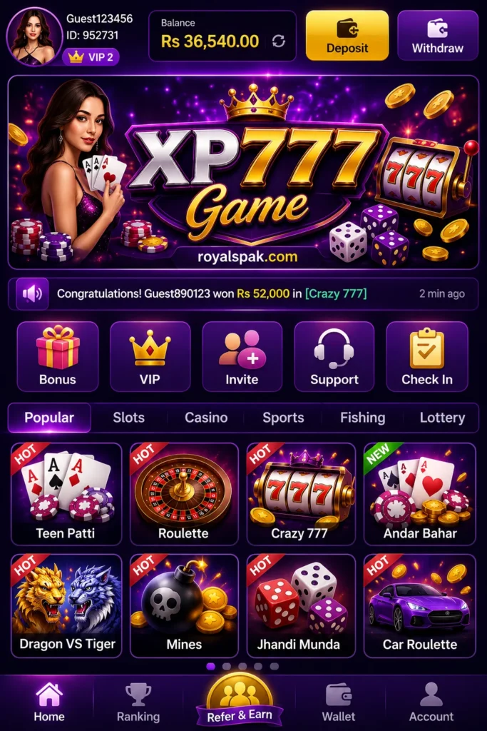 xp777 game